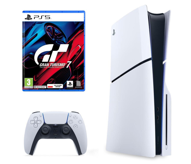 Sony PlayStation 5 Slim + Gran Turismo 7 - 1331476 - zdjęcie